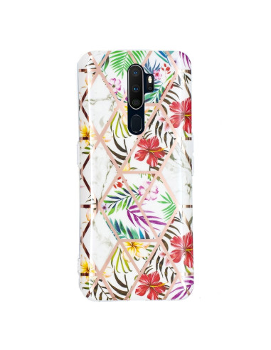 Cover Oppo A9 2020 Placcatura Metallica Tropical rainforest color matching | Melacompro