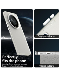 Cover Honor Magic6 Lite 5G PC TPU Bianco | Melacompro 2