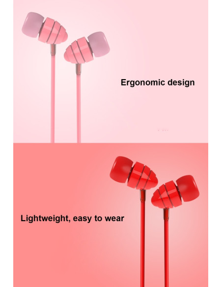 Auricolare JR-EL112S Conch II Jack 3.5mm Nero | Melacompro