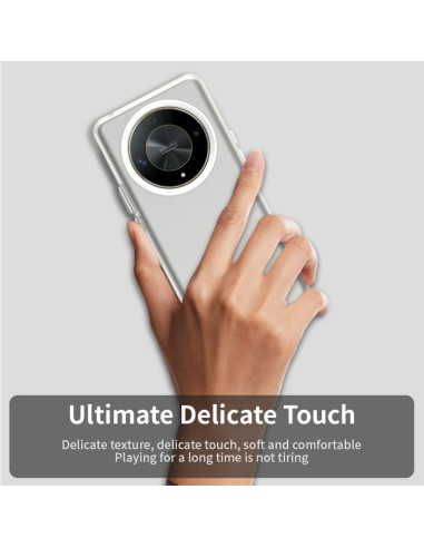 Cover Honor Magic6 Lite 5G PC TPU Bianco | Melacompro