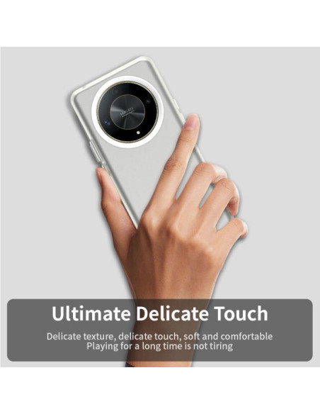 Cover Honor Magic6 Lite 5G PC TPU Bianco | Melacompro