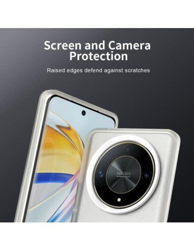 Cover Honor Magic6 Lite 5G PC TPU Bianco | Melacompro