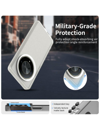 Cover Honor Magic6 Lite 5G PC TPU Bianco | Melacompro