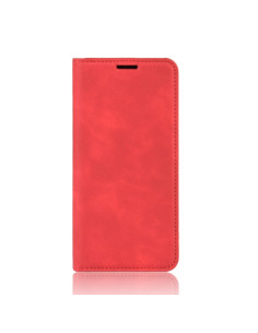 Cover OPPO A91 F15 Reno 3 Pelle PU Rosso | Melacompro 2