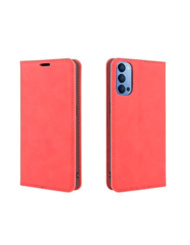 Cover OPPO Reno 4 5G Pelle Rosso | Melacompro