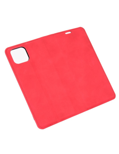 Cover OPPO A72 Pelle Magnetica Rosso | Melacompro