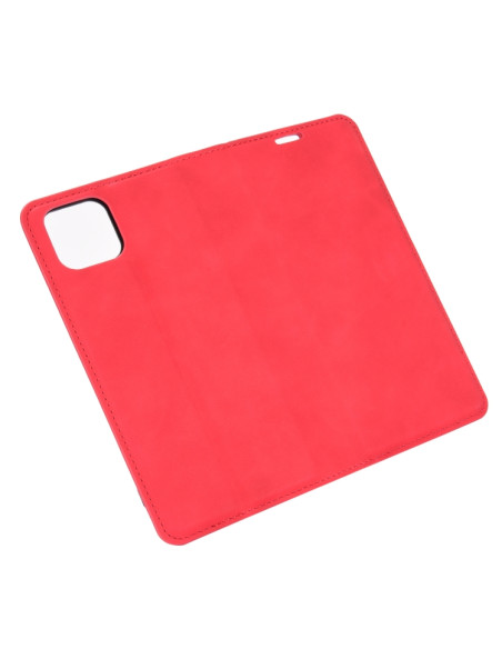 Cover OPPO A72 Pelle Magnetica Rosso | Melacompro