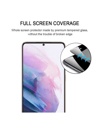 Pellicola Vetro Temperato Galaxy S21+ 5G Nero | Melacompro