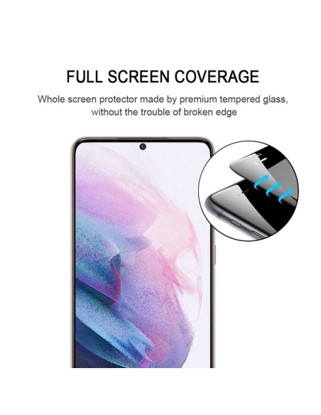 Pellicola Vetro Temperato Galaxy S21+ 5G Nero | Melacompro