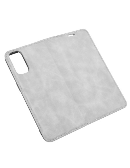 Cover OPPO Reno 4 5G Pelle Rosso Grigio | Melacompro