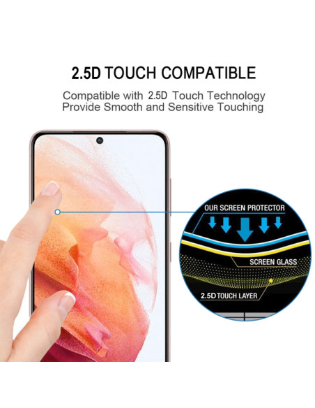 Vetro Temperato Galaxy S21 5G Nero | Melacompro