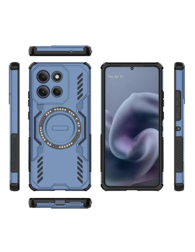 Cover Moto G86 Power 5G TPU Farfalla Blu | Melacompro