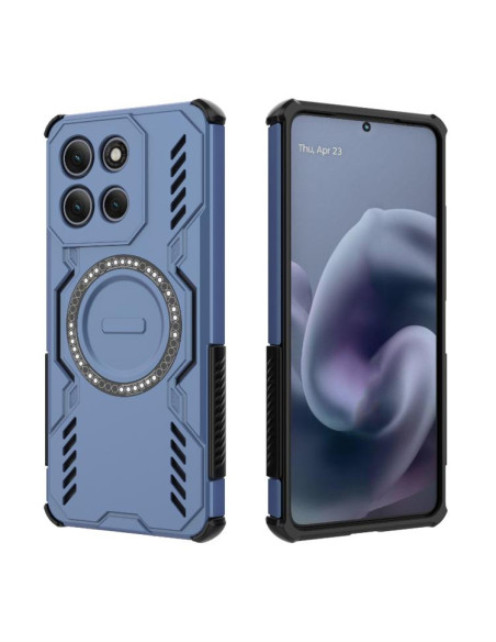 Cover Moto G86 Power 5G TPU Farfalla Blu | Melacompro