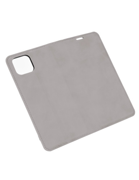 Cover OPPO A72 Pelle Magnetica Rosso Grigio | Melacompro