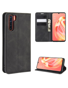 Cover OPPO A91 F15 Reno 3 Pelle PU Nero | Melacompro