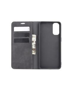 Cover OPPO Reno 4 5G Pelle Rosso Nero | Melacompro 2