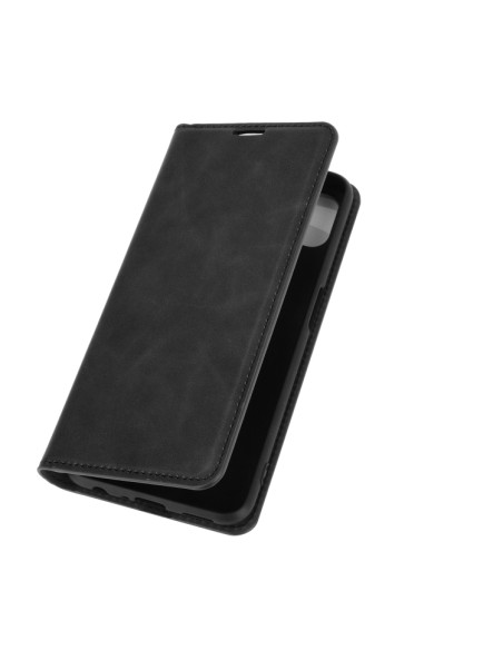 Cover OPPO A72 Pelle Magnetica Rosso Nero | Melacompro