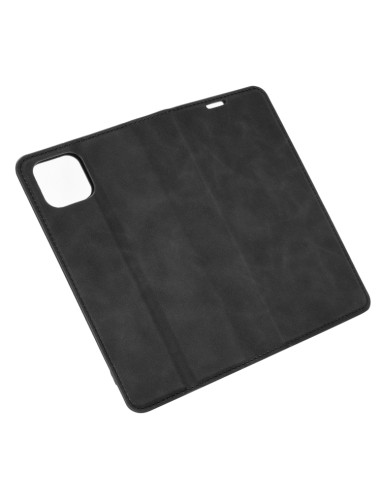 Cover OPPO A72 Pelle Magnetica Rosso Nero | Melacompro