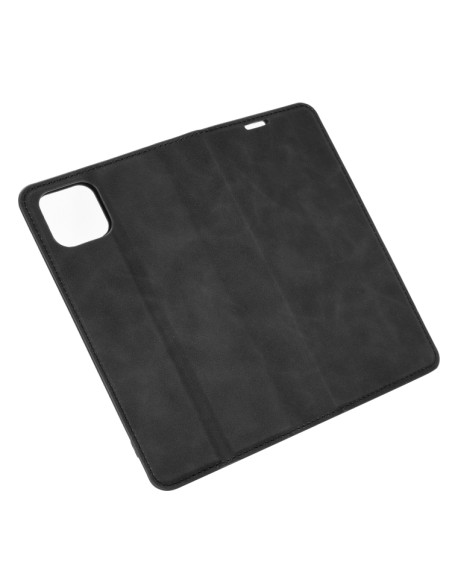 Cover OPPO A72 Pelle Magnetica Rosso Nero | Melacompro