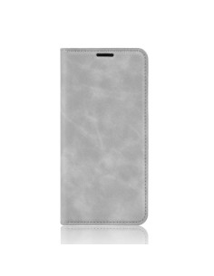 Cover OPPO A91 F15 Reno 3 Pelle PU Grigio | Melacompro 2