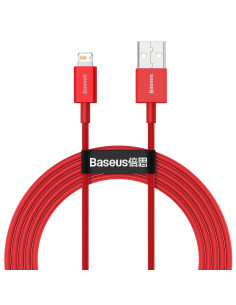 Cavo USB Lightning Baseus 2.4A 1m Rosso | Melacompro