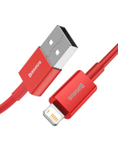 Cavo USB Lightning Baseus 2.4A 1m Rosso | Melacompro 2