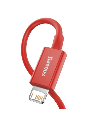 Cavo USB Lightning Baseus 2.4A 1m Rosso | Melacompro