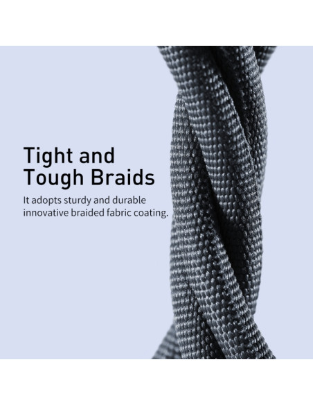 Cavo Baseus USB Lightning 2.4A 1m Nero | Melacompro