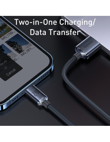 Cavo Baseus USB Lightning 2.4A 1m Nero | Melacompro
