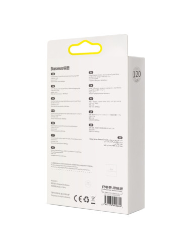 Cavo Baseus USB Lightning 2.4A 1m Nero | Melacompro