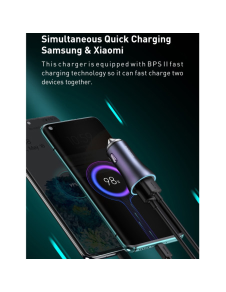 Caricabatterie Auto Baseus USB Type-C | Melacompro