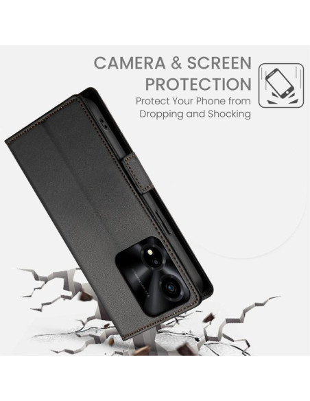 Cover Honor X5c Plus Pelle PU Nero | Melacompro