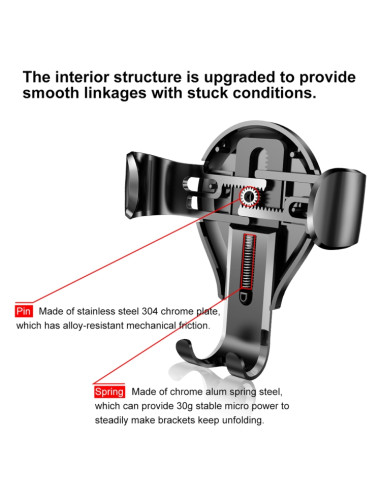 Supporto Auto Universale 360° Baseus Nero | Melacompro