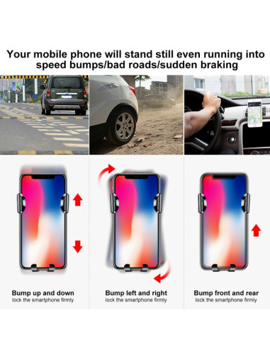 Supporto Auto Universale 360° Baseus Nero | Melacompro