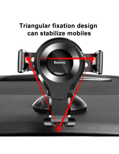 Supporto Auto Universale 360° Baseus Nero | Melacompro