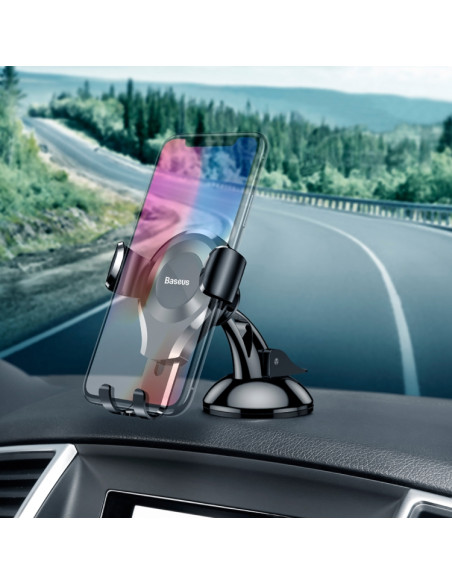 Supporto Auto Universale 360° Baseus Nero | Melacompro