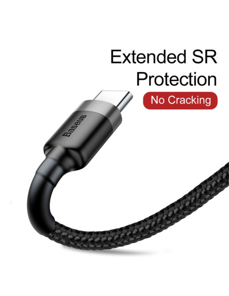 Cavo USB-C Baseus 1M 3A Grigio | Melacompro