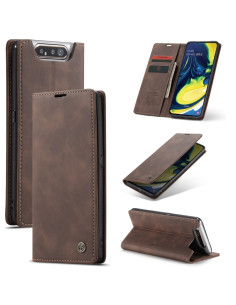 Cover Galaxy A80/A90 Pelle Marrone Coffee | Melacompro