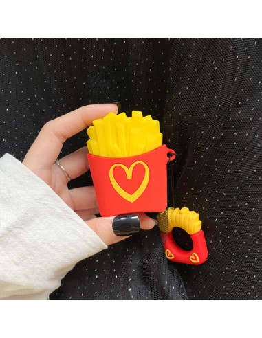 Cover AirPods 1/2 Silicone Popcorn Chips | Melacompro