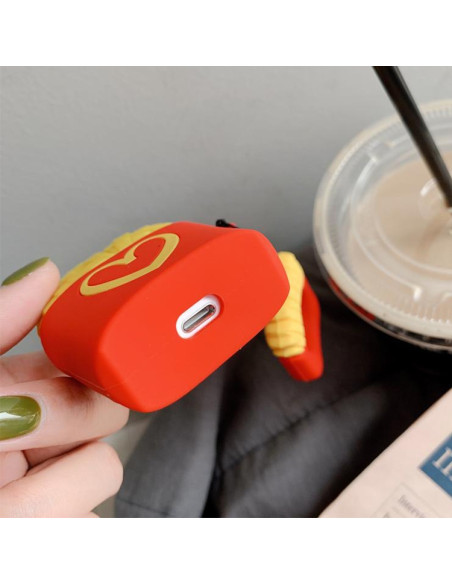 Cover AirPods 1/2 Silicone Popcorn Chips | Melacompro