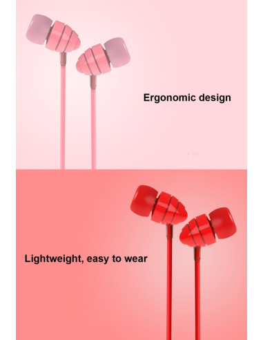 Auricolare JR-EL112S Conch II Jack 3.5mm Bianco | Melacompro