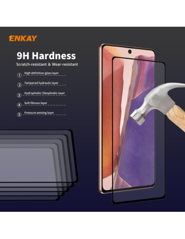 Vetro Temperato Galaxy Note 20 9H 5 pezzi | Melacompro