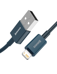 Cavo USB Lightning Baseus 2.4A 1m Rosso Blu | Melacompro 2