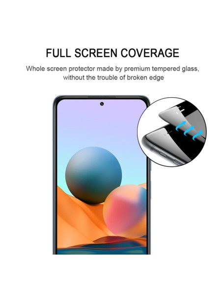 Vetro Temperato Redmi Note 10 Pro Full Cover Nero | Melacompro