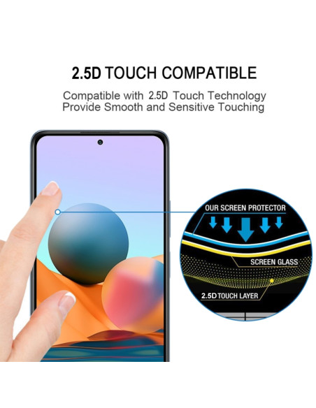 Vetro Temperato Redmi Note 10 Pro Full Cover Nero | Melacompro