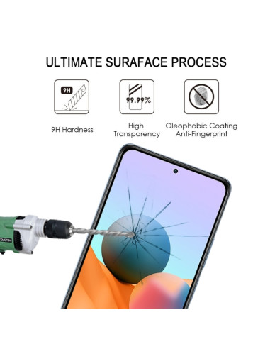 Vetro Temperato Redmi Note 10 Pro Full Cover Nero | Melacompro