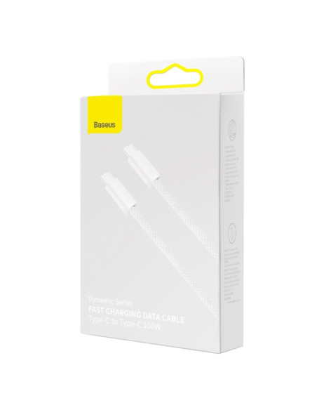 Cavo USB-C Baseus 100W 1m Bianco | Melacompro