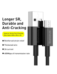 Cavo USB-C Baseus 100W 1m Bianco Nero | Melacompro 2