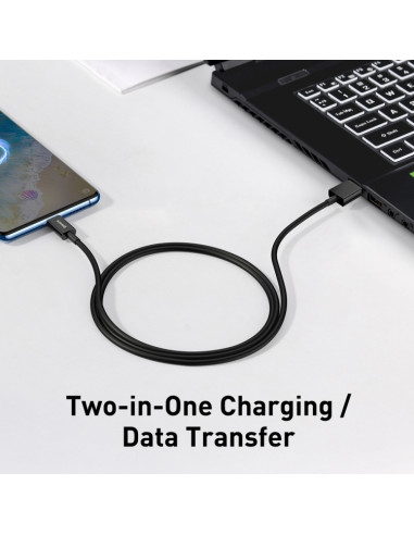 Cavo USB-C Baseus 100W 1m Bianco Nero | Melacompro