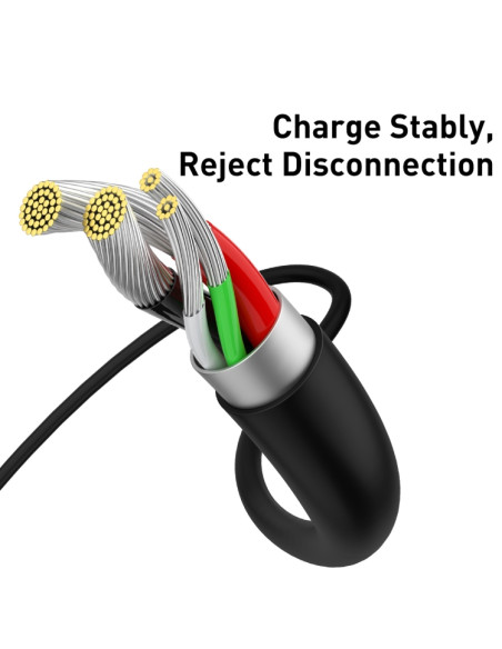 Cavo USB-C Baseus 100W 1m Bianco Nero | Melacompro